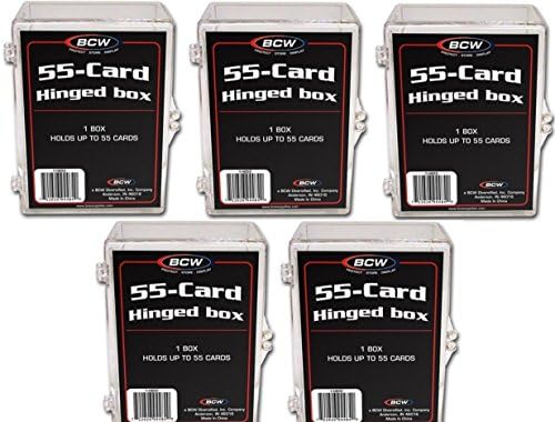 5 Pack of 55 Card Case Protectors Protectors