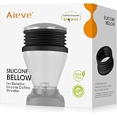 Aieve Silicone Coffee Hopper Bellow for Baratza Encore ESP/Virtuoso Grinder | Single Dose Hopper Bellow for Reduce Coffee Grinds Retention Espresso Accessories
