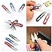 Timfany New Clippers Embroidery Sewing Trimming Fishing Snips Thread Beading Cutter Scissors Nipper Thrum Yarn Pack of 12