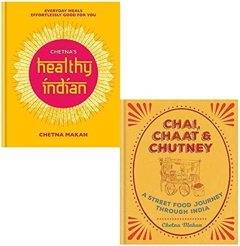 Chetna Makan 2 Books Collection Set (Chetna's Healthy Indian, CHAI, CHAAT & CHUTNEY)