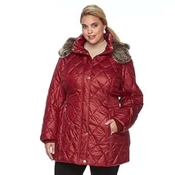 Red quilted vest for women size men pants