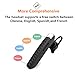 Bluetooth Headset,Roman Wireless Earbuds Hands-Free Bluetooth Earpiece Noise Cancelling Wireless Headset with Mic for iPhone Android Cell Phones.