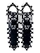 ALPS 14/17/21/25/30 Inch Lightweight Snowshoes for Women Men Youth, Light Weight Aluminum Alloy Terrain Snow Shoes with Free Carrying Tote Bag (Black, 30'')