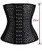 LYZ Waist Cincher Trainer Body Tummy Girdle Control Corset Sport Shaper Belly Black X-Large (Waist 31.5-33.8inch)