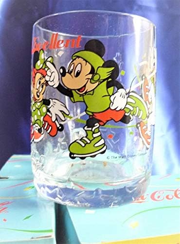 Amazon ディズニー コカコーラ ビクトリーマグ グラス ミッキー ミニー プルート ローラースケートバージョン アニメ 萌えグッズ 通販