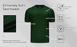 Opna Youth Boys Dri Fit Athletic T Shirts for Boys