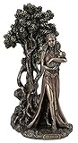 wu Danu Irish Triple Goddess of The Tuatha De Danann Bronze Finish Statue