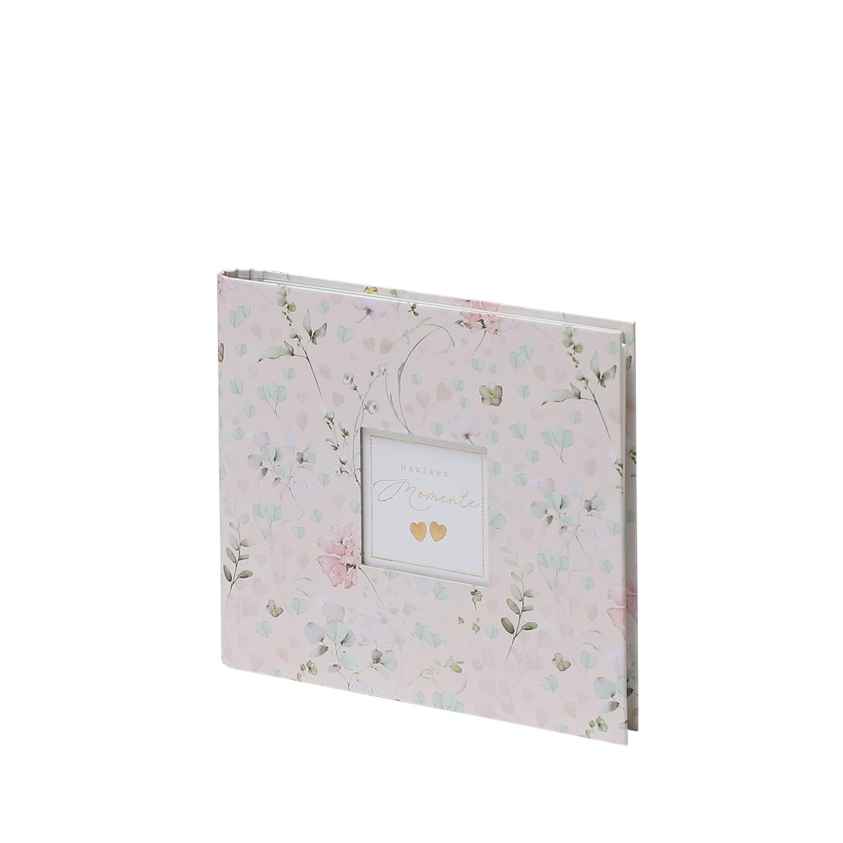 Forever - Guest Book/Photo Album, 230x220, 60 off white pages, (German TextHerzensmomente - Heartfelt momments)