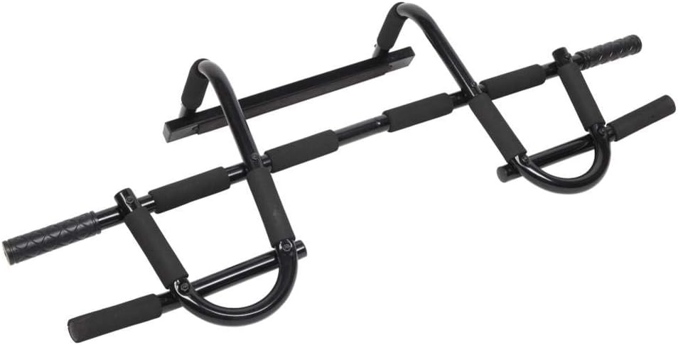 Pull Up Bar Premium Heavy Duty Steel Frame Household Door Pull-Up Auxiliary Horizontal Bar Fits Most Door Ways