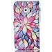 Firefish Galaxy S6 Edge Case, Kickstand Flip [Card Slots] Wallet Cover Double Layer Bumper Shell with Magnetic Closure Strap Case for Samsung Galaxy S6 Edge-Lotus