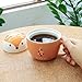 Teagas Cute Funny Fox Ceramic Coffee Mug Cup for Coffee Lovers Animal Lovers Gift