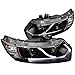 Spec-D Tuning 2LHP-CV062JM-RS Spec-D Led Projector Headlight Black Housing