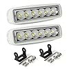 LTC-White-Spreader-LED-DeckMarine-Lights-Set-of-2-for-Boat-Flood-Light-12V-18W