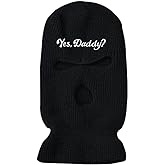 3 Hole Ski Mask Yes Daddy Full Face Balaclava Winter Warmer Outdoor Sports Thermal for Men Women