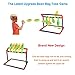 Liberry Bean Bag Tossing Game - Miniature Bag Toss Game - Fun & Exciting Target Toss Game for Kids Ages 3 and Up - Fantastic Indoor Game & Outdoor Lawn Game - Includes Base & 8 Colored Bean Bags
