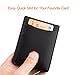 Mens Wallet Slim Leather Front Pocket Wallet Money Clip with Pull Tab Slot and RFID Blocking - Black