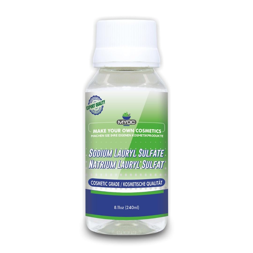 Photo 1 of Myoc Sodium Lauryl Sulfate-240 Ml (8.11 Fl.Oz), Sodium Lauryl Sulfate for Liquid, Sodium Lauryl Sulfate for Shampoo, Sodium Lauryl Sulfate for Body Wash, Sodium Lauryl Sulfate SLS