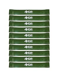 Juego de bandas de resistencia para fitness de 4 kor, perfecto para crossfit, yoga, terapia física y construcción de botas.