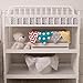 Ziggy Baby Changing Pad Cover, Cradle Bassinet Sheets Jersey Cotton (2 Pack) (Grey/White)