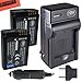 BM Premium 2-Pack of BP-1900 Battery and Battery Charger for Samsung NX1 Digital Camera
