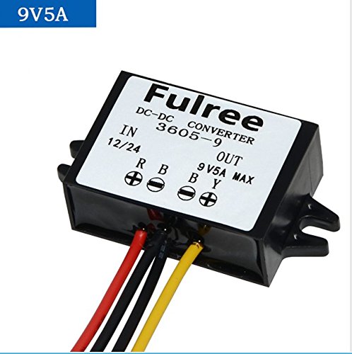 Autek DC DC Converter Regulator 24V Step Down to 9V 5A Power Module Waterproof(DCCON-C9)