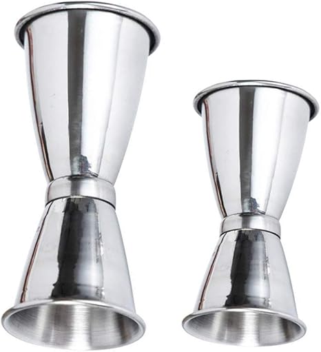 Gobesty Vaso Medidor de Cócteles, 2 piezas Copa para medir cócteles