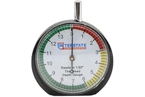 Interstate Pneumatics TG32 Professional Dial Type Tire Tread Depth Gauge