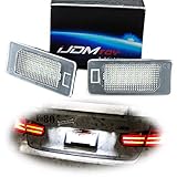 iJDMTOY OEM-Fit 3W Full LED License Plate Light Kit For BMW 1 2 3 4 5 Series X3 X4 X5 X6, Powered by 24-SMD Xenon White LED & CAN-bus Error Free