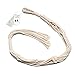 Mkono Macrame Plant Hanger Indoor Outdoor Hanging Planter Basket Cotton Rope 3 Legs 39 Inch, Set of 2