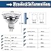MR16 LED Light Bulbs with GU5.3 Base 12V AC/DC 40W Equivalent Halogen Replacement Warm White 4W Spotlight with 400 Lumen 6 Packs