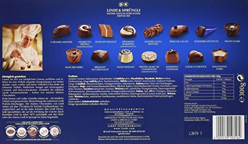 Lindt Schokolade - Royal Pralinen | 300 g | Pralinés-Schachtel mit 30 feinsten Pralinen in 15 königlichen Sorten mit und… – Bild 3