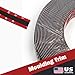 SBWLKJ 12FT Glossy Black Automotive Trim Molding 3/4