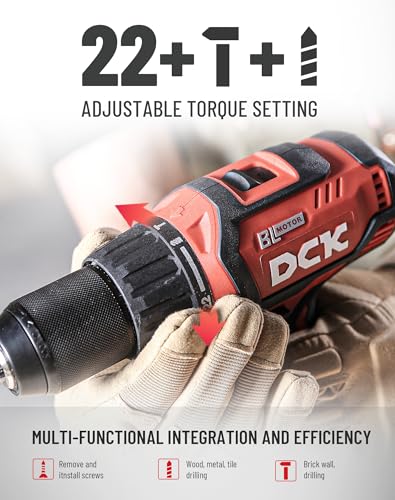 DCK 20V Brushless Hammer Drill, 531 in.lbs, 36000 BPM, 1/2