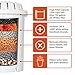pH RECHARGE 3F Alkaline Water Filter – Countertop Water Filter Purifier - Ionizer Pitcher System - High pH Ionized Water - 288 Gallon Filter Life, 2.6 Gallon Capacity