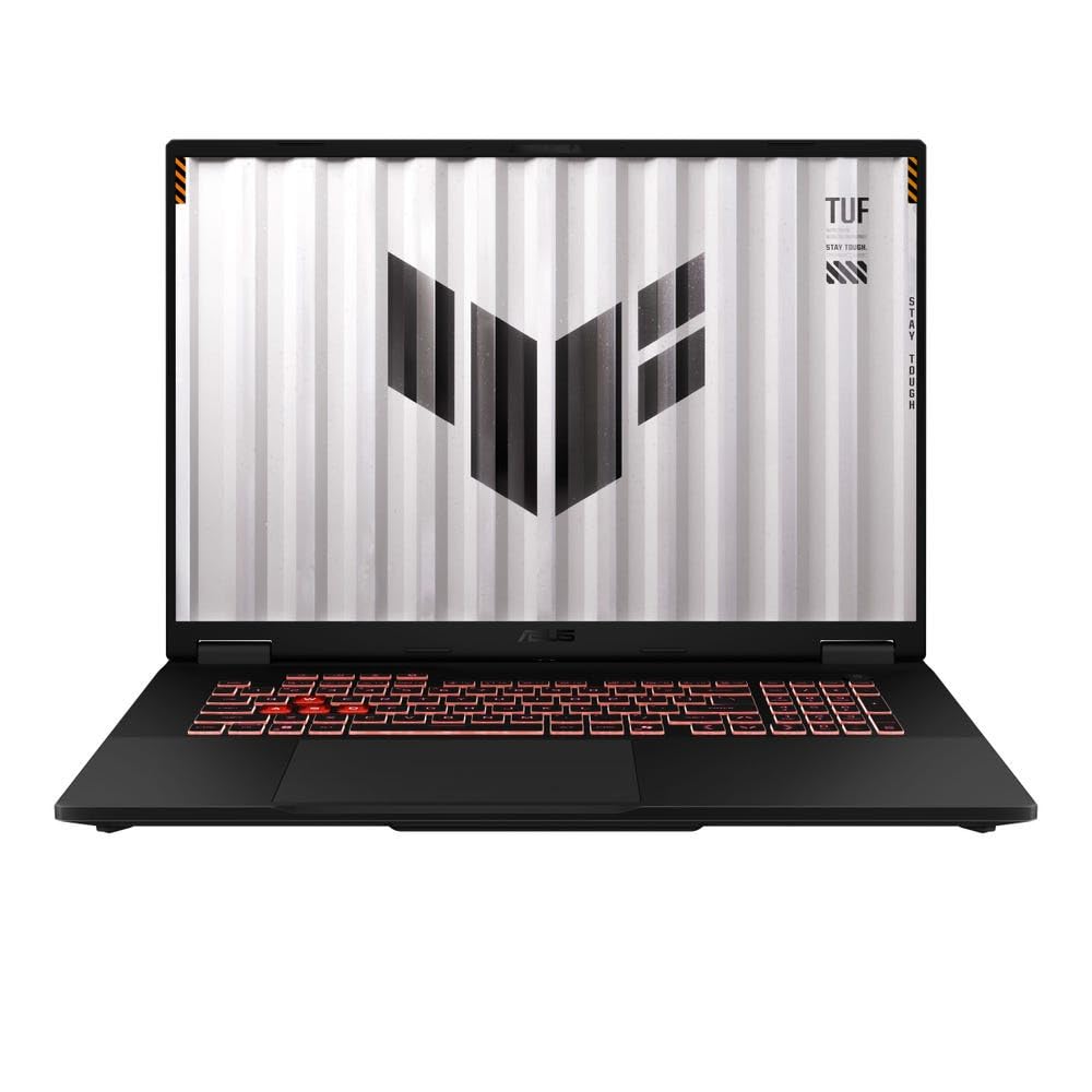 ASUS 2025 TUF Gaming A18 18” WUXGA 144Hz IPS Laptop 8-Core AMD Ryzen 7 260 NVIDIA GeForce RTX 5060 16GB DDR5 1TB NVMe SSD WiFi AX RJ-45 BT Webcam HDMI2.1 RGB Backlit KB Windows 11 Home w/RE USB
