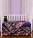 Carstens Real Tree AP Camo 3-Piece Crib Sheet Set, Purple