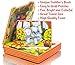 First Puzzles for Toddlers Baby Elephant Adventure Toy Book, Learning activity books for toddlers, Educational toys for 1 year olds, 2 year olds, 3 year olds, Jungle Animals Puzzle Toys