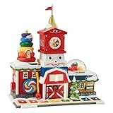 Department 56 North Pole Village Fisher-Price Fun Factory Lit House, 8.27-Inch