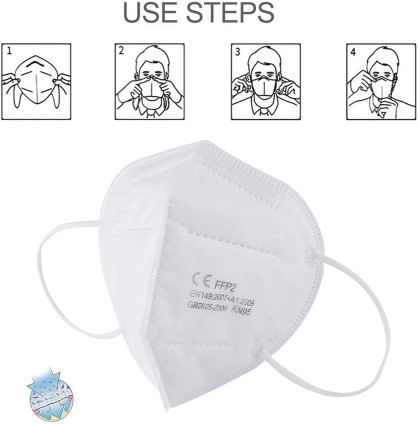 Products for Daily Personal Protection, Anti-Pollen, dustproof, with 4-Layer Filter for Sanitary Protection of 10 Pieces