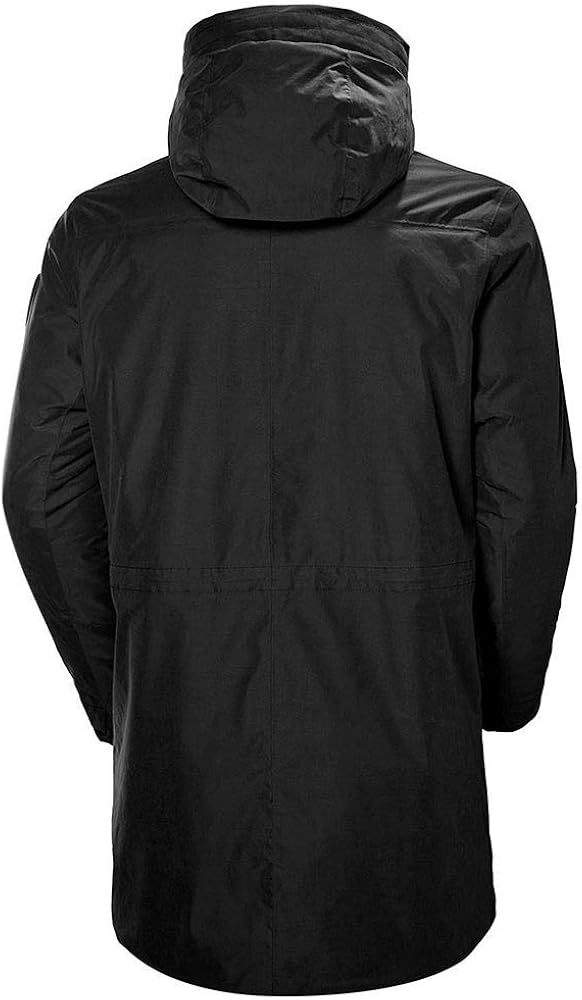 Helly-Hansen mens Calgary Hooded Insulated Winter Parka Coat Jacket: Clothing