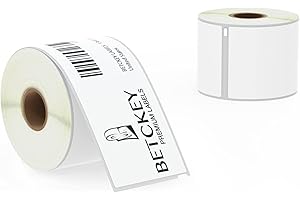 BETCKEY - Compatible DYMO 99019 (2-5/16" x 7-1/2") Large Lever Arch File Labels, Compatible with DYMO Labelwriter 450, 4XL, NOT Fit 550 & 5XL [2 Rolls/300 Labels]