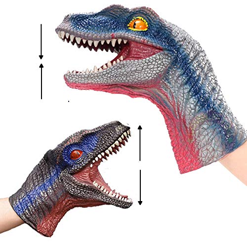 image for Scallion Finger Puppets Dragon Toy On Hand Shark Puppet World Park Vel