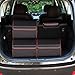 Collapsible Trunk Organizer with Lid - Portable Car Storage Box Bin SUV Van Cargo Carrier Caddy for Shopping Camping Picnic Home Garage - 8gal