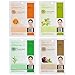 Dermal Collagen Essence Full Face Facial Mask Sheet 8 Combo Pack (Set-C)