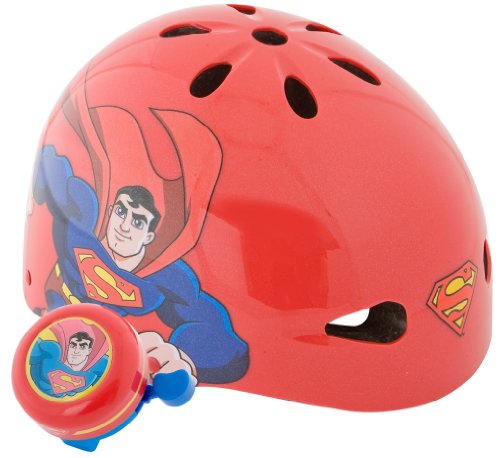 UPC 038675611665, Pacific Cycle Superman Hardshell Helmet (Red)