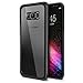 Galaxy S8 Case, Trianium [Clarium Series] Samsung Galaxy s8 Cover Hybrid Clear Case [Scratch Resistant] Integrated Ergonomic Shock-Absorbing Bumper + PC Hard Back Panel 2017 - Clear/Black