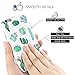 iPhone 6 Case, iPhone 6s Case for Girls, White Green Cactus Women Best Protective Cute Clear Slim Fit Heavy Duty Shockproof Glossy TPU Soft Rubber Silicone Cover Phone Case for iPhone 6s / iPhone 6
