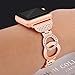 VOMA Bling Bands Compatible For Apple Watch Band 38mm 40mm Series 4/3/2/1, Stainless Steel Metal Jewelry Bracelet Bangle Wristbands For Iwatch Band 38mm 40mm(Bangle Rose 38mm 40mm)