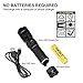 Akale Rechargeable LED Flashlight, Pocket-Sized LED Torch, Super Bright 400 Lumens CREE LED, Zoomable, IP65 Water Resistant, 5 Modes, Indoors and Outdoors (Camping, Hiking, and Cycling Use)
