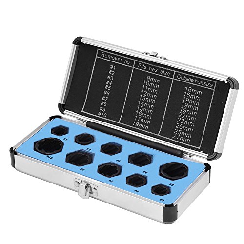 13Pcs Twst Socket Set Damaged Lug Nut Lock Remover Extractor Hand